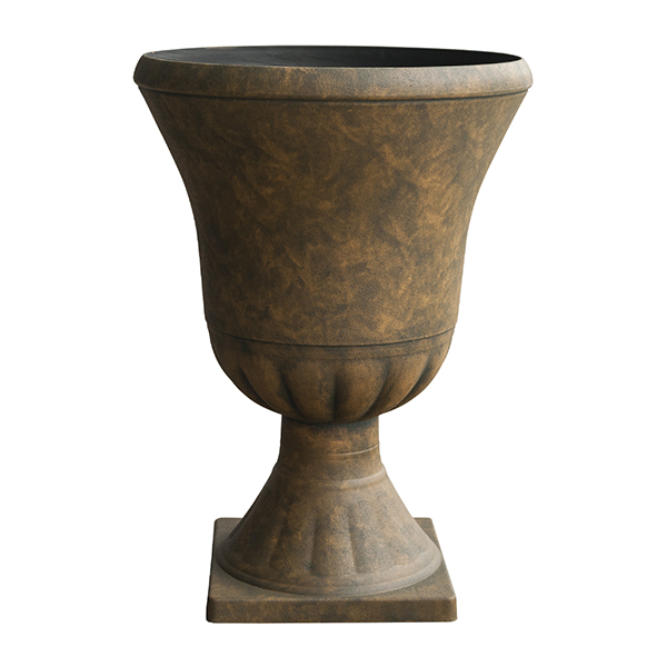 Outdoor Patio Large Urn Plastic Planter from China manufacturer