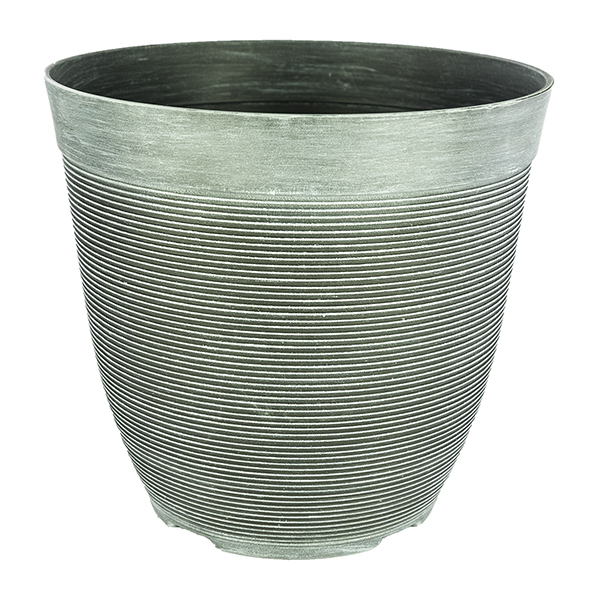 Wholesale Indoor Big Textured Ribbed Design Round Planter In Chinese