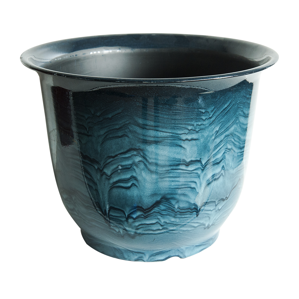 Resin Ceramic Glazed Finish Bell Pot Planters from China manufacturer